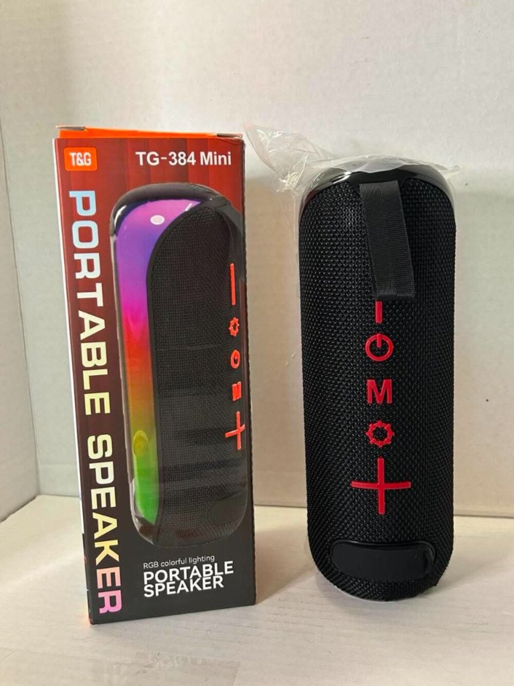 T&G TG-384 Mini Portable Wireless Speaker RGB Colorful Lighting